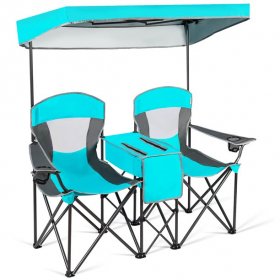Costway Camping Chair, Turquoise