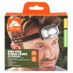 Ozark Trail 600 Lumen LED Wide View Headlamp with Hybid Power (Alkaline and Rechargeable Batteries)