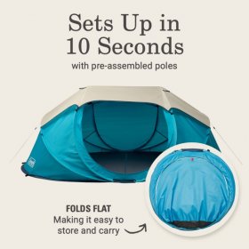 Coleman Pop-Up 4-Person Camp Tent
