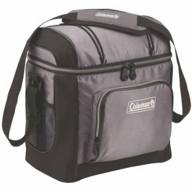 Coleman 16-Can Cooler with Liner, Gray