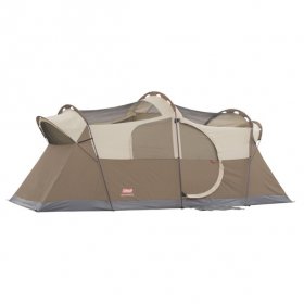 Coleman? 10-Person Weathermaster? Dome Camping Tent with Hinged Door