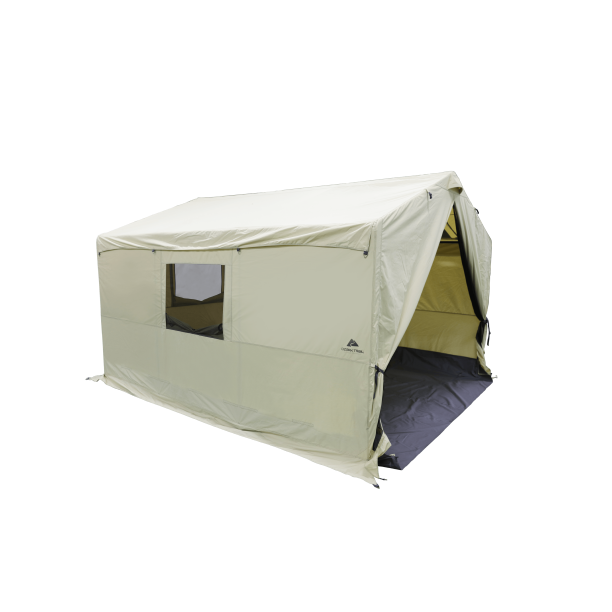 Ozark Trail North Fork 12' x 10' Outdoor Wall Tent with Stove Jack, Sleeping Capacity 6